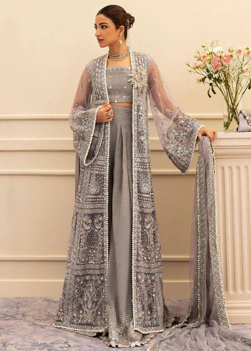 Sadaf Fawad Khan | Wedding Festive 25 | Overcast Whisper - Aqsa Fabrics