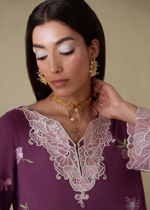 Saira Shakira | Basic Pret 25 | Mist - Aqsa Fabrics