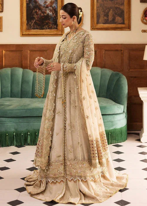 Sadaf Fawad Khan | Wedding Festive 25 | Ivory Celeste - Aqsa Fabrics