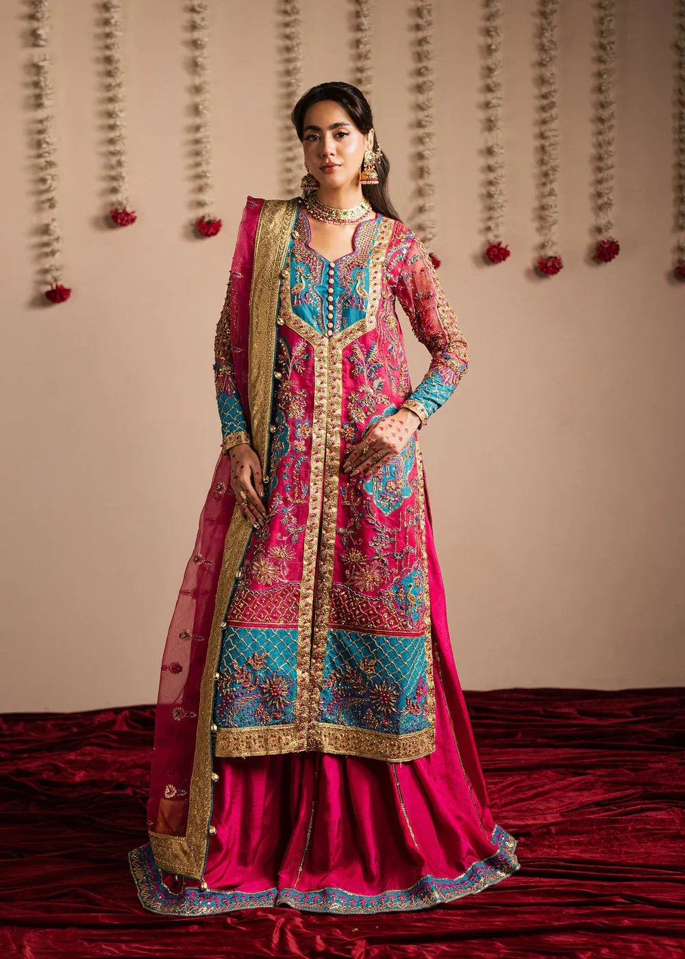 Maria Osama Khan | Jhil Mil Wedding Festive | Gulaboo - Maria Osama - Aqsa Fabrics