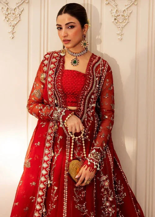 Sadaf Fawad Khan | Wedding Festive 25 | Scarlet - Aqsa Fabrics