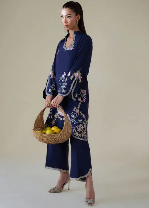 Saira Shakira | Basic Pret 25 | Dark Bloom - Aqsa Fabrics