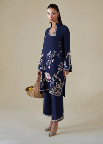 Saira Shakira | Basic Pret 25 | Dark Bloom - Aqsa Fabrics