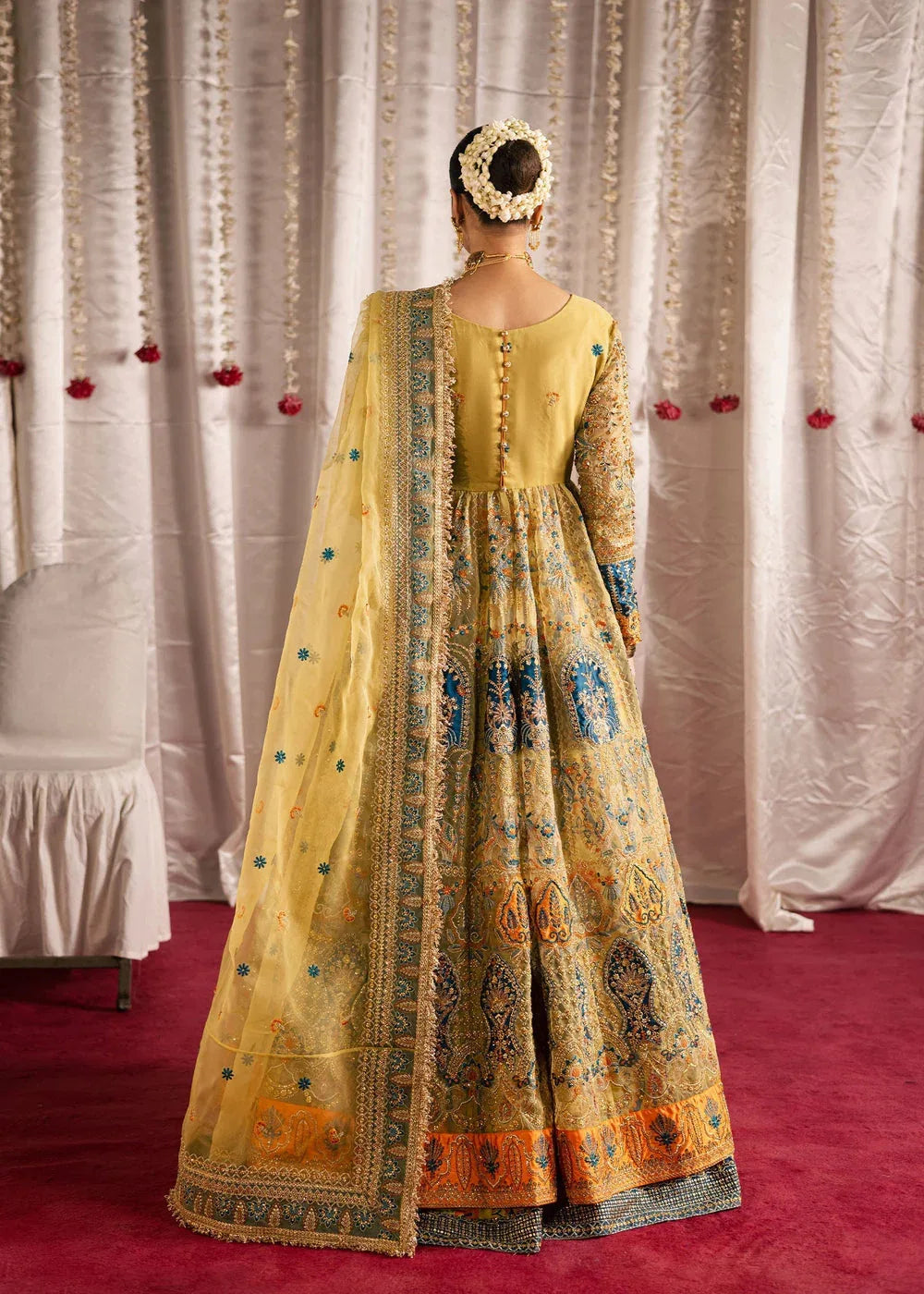 Maria Osama Khan | Jhil Mil Wedding Festive | Sunehri - Maria Osama - Aqsa Fabrics