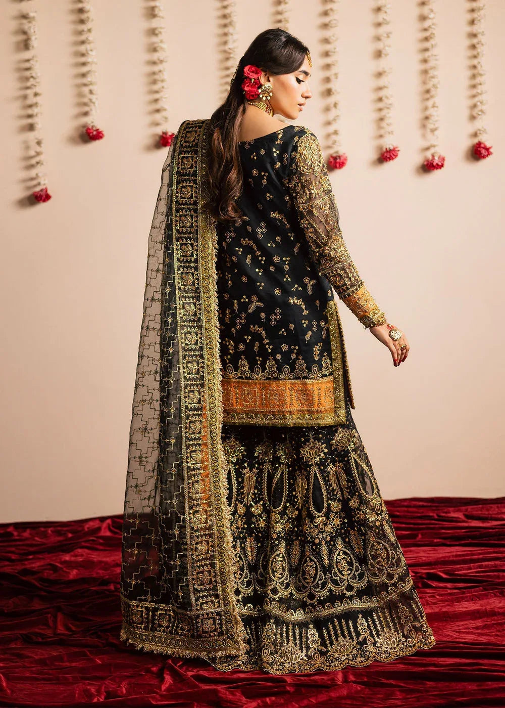 Maria Osama Khan | Jhil Mil Wedding Festive | Surmayi - Maria Osama - Aqsa Fabrics