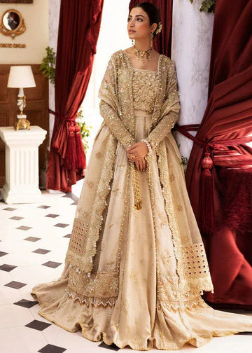 Sadaf Fawad Khan | Wedding Festive 25 | Ivory Celeste - Aqsa Fabrics