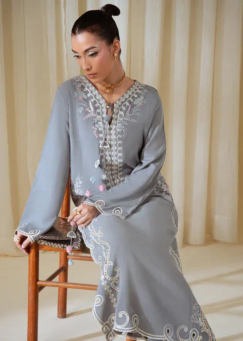 Saira Shakira | Basic Pret 25 | Sapphire Whisper - Aqsa Fabrics