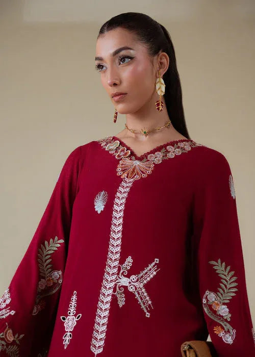 Saira Shakira | Basic Pret 25 | Flame - Aqsa Fabrics