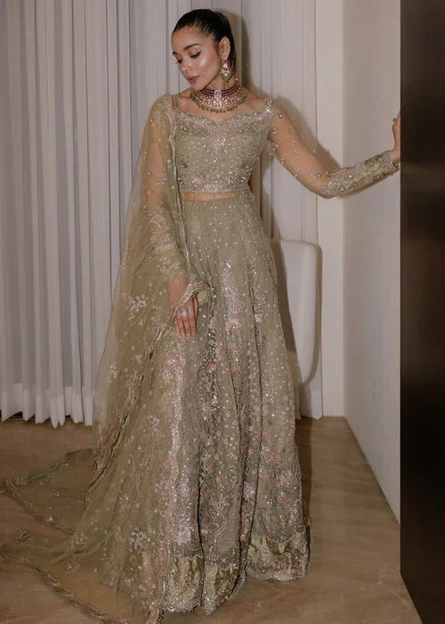 Sadaf Fawad Khan | Wedding Festive 25 | Seafoam - Aqsa Fabrics