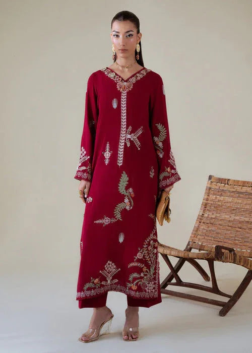 Saira Shakira | Basic Pret 25 | Flame - Aqsa Fabrics