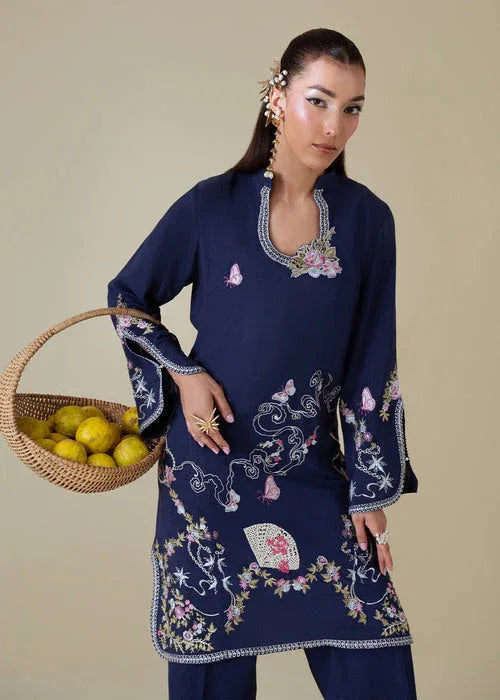 Saira Shakira | Basic Pret 25 | Dark Bloom - Aqsa Fabrics