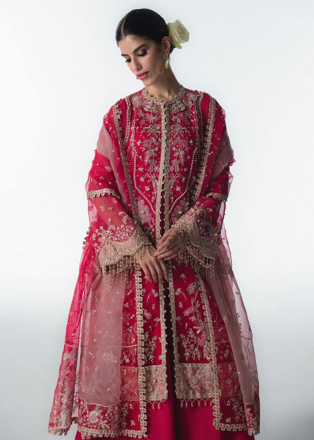 Sadaf Fawad Khan | Festive 25 | Fuschia Rose - Aqsa Fabrics