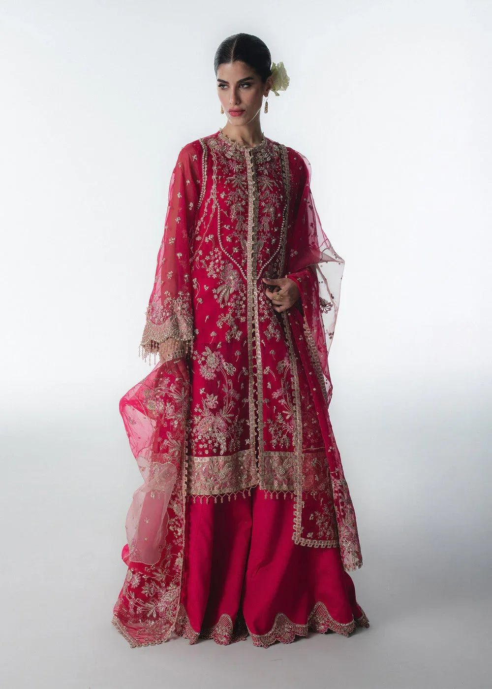 Sadaf Fawad Khan | Festive 25 | Fuschia Rose - Aqsa Fabrics