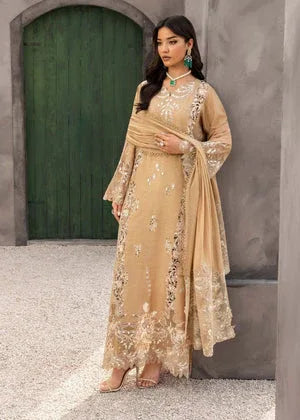 Saira Shakira | Nureh Luxe | Mist Rose - Aqsa Fabrics