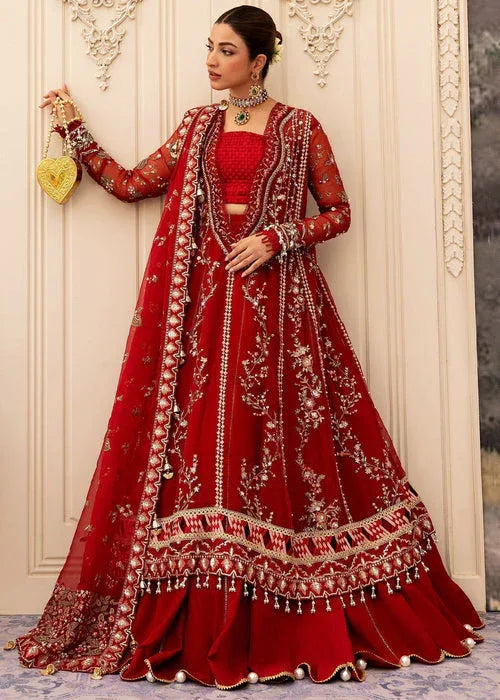 Sadaf Fawad Khan | Wedding Festive 25 | Scarlet - Aqsa Fabrics