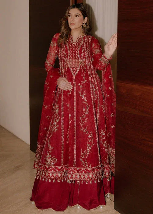 Sadaf Fawad Khan | Wedding Festive 25 | Scarlet - Aqsa Fabrics