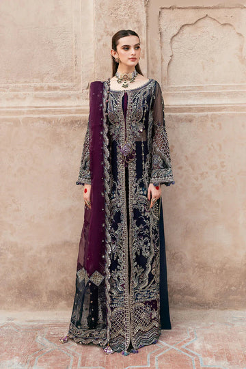 Shagna | Mehfil Festive Formals | SF-09-NEEL - Aqsa Fabrics