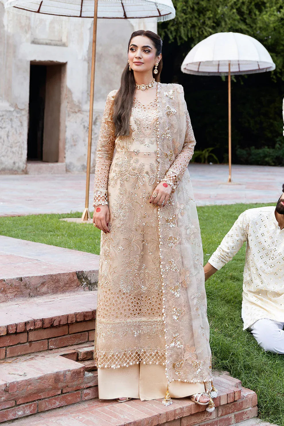 Shagna | Mehfil Festive Formals | SF-05- SUNDAL - Aqsa Fabrics