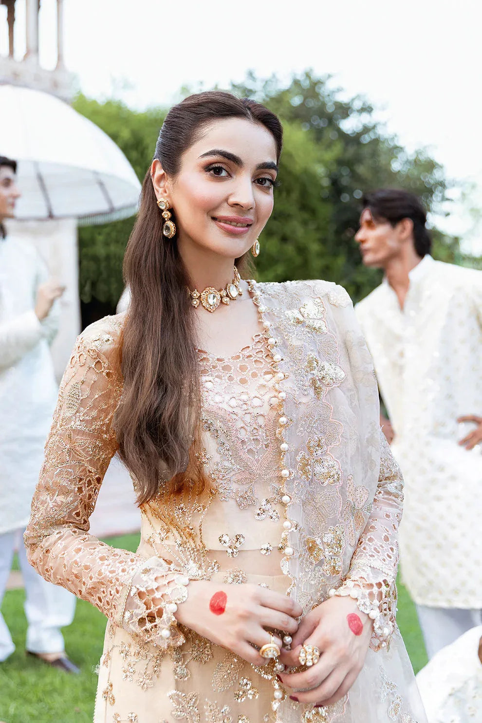Shagna | Mehfil Festive Formals | SF-05- SUNDAL - Aqsa Fabrics