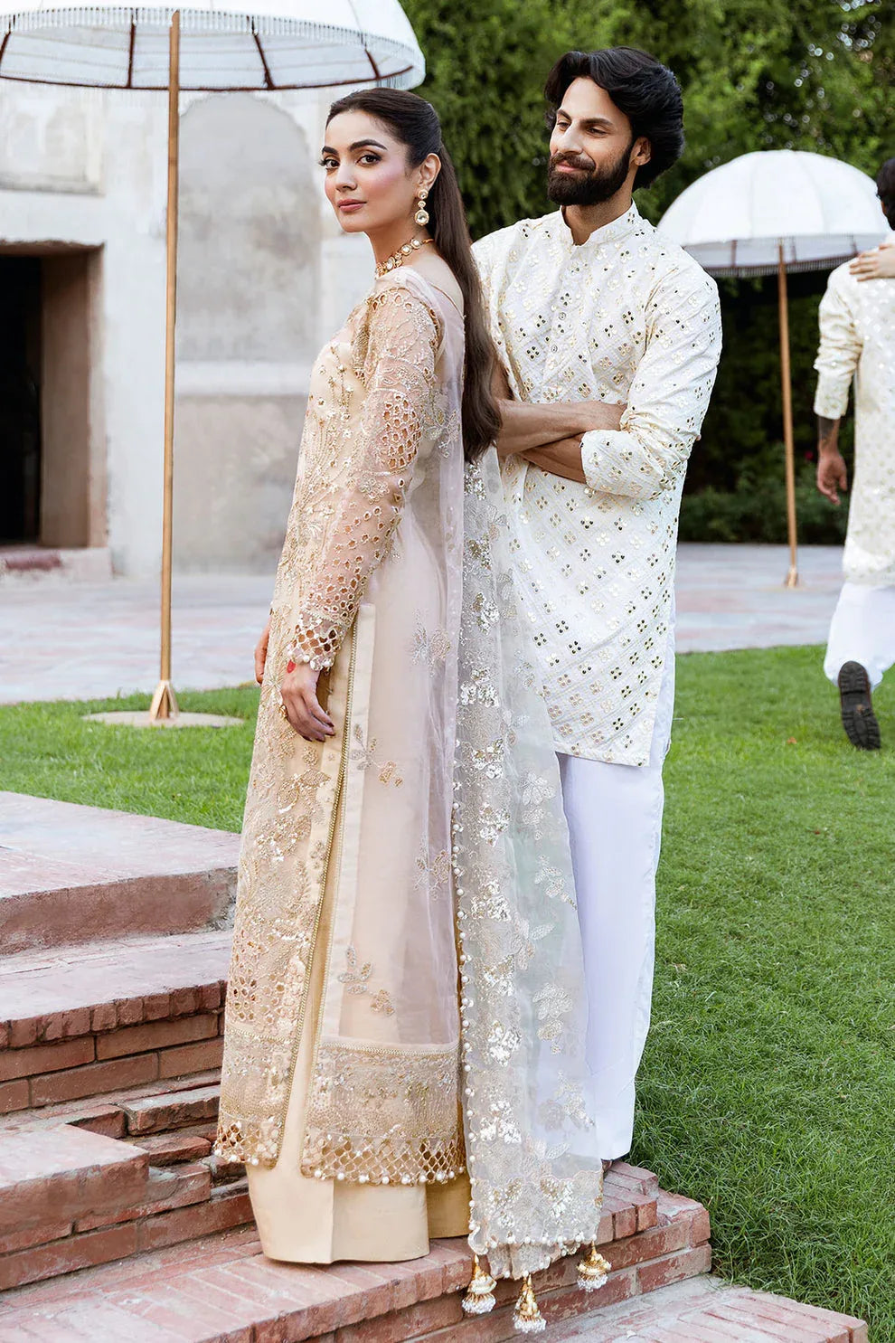 Shagna | Mehfil Festive Formals | SF-05- SUNDAL - Aqsa Fabrics