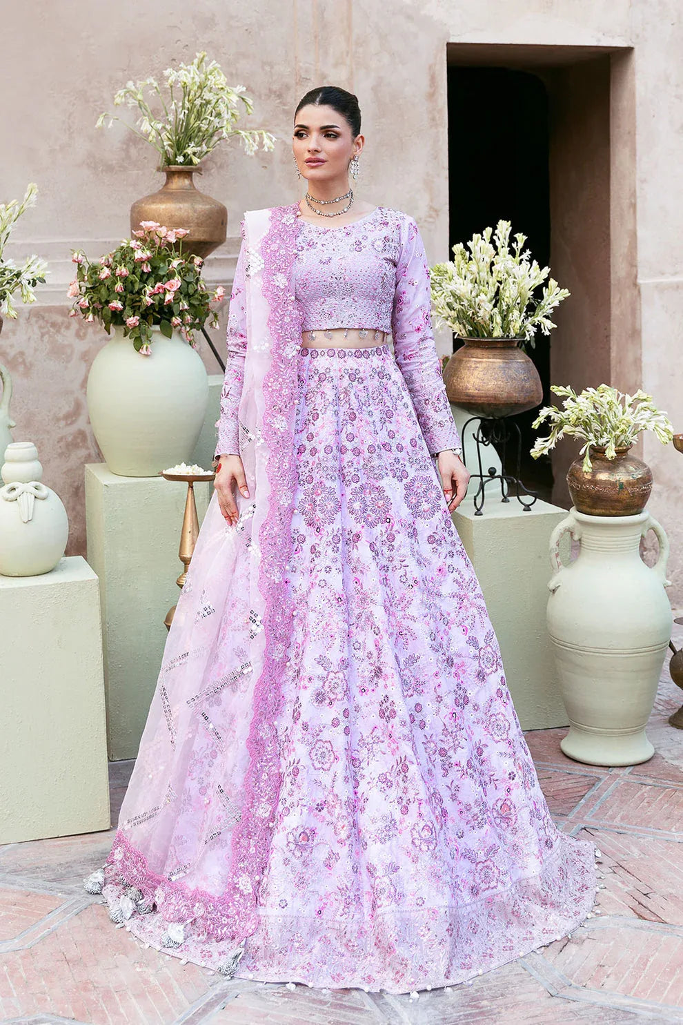 Shagna | Mehfil Festive Formals | SF-10- PANKH - Aqsa Fabrics