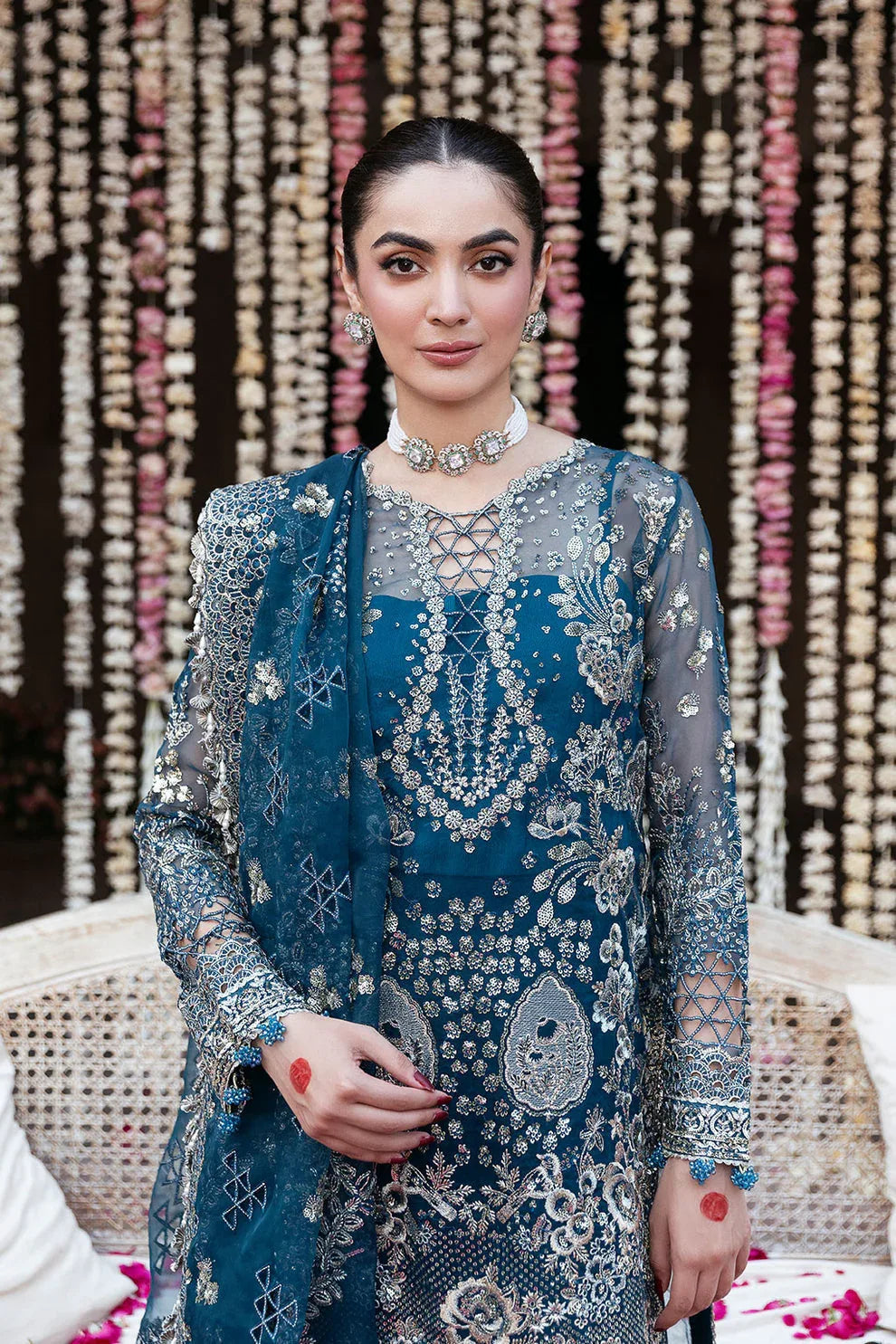 Shagna | Mehfil Festive Formals | SF-04- SAAHIL - Aqsa Fabrics