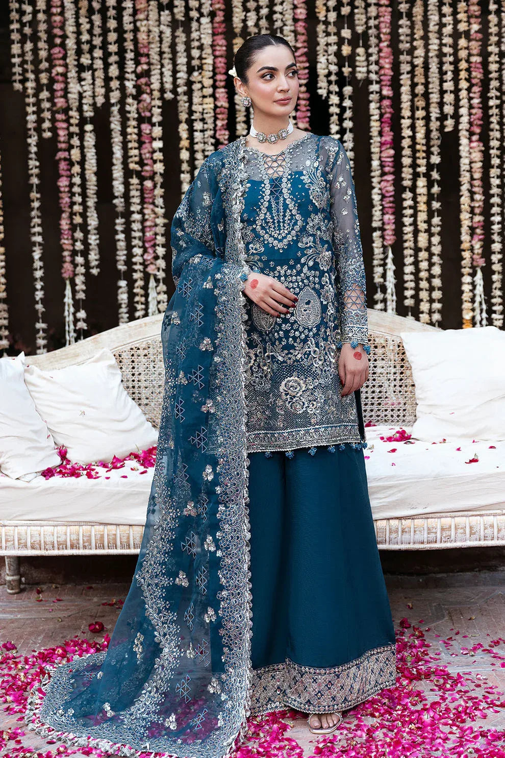 Shagna | Mehfil Festive Formals | SF-04- SAAHIL - Aqsa Fabrics