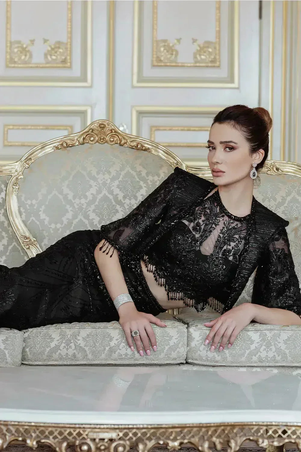 Saira Rizwan | Lumiere Festive 23 | STELA SR-05 - Aqsa Fabrics
