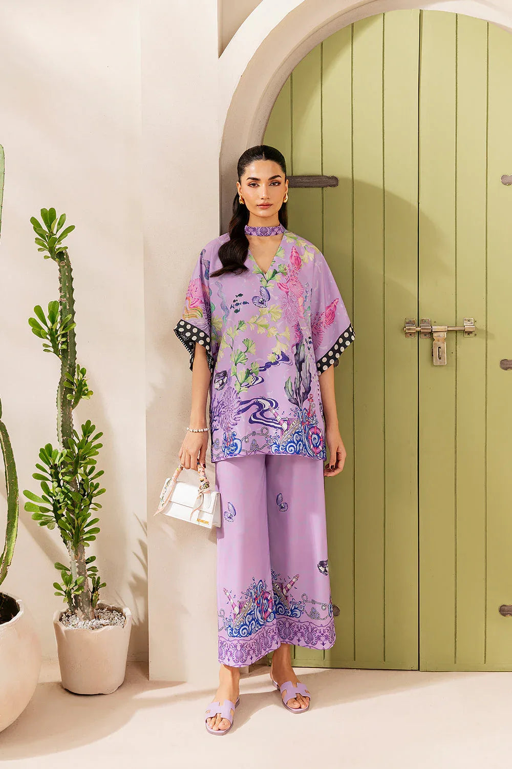 Saira Rizwan | Silk Coords 25 | LILAC LUSH - SRSP-25-10 - Aqsa Fabrics