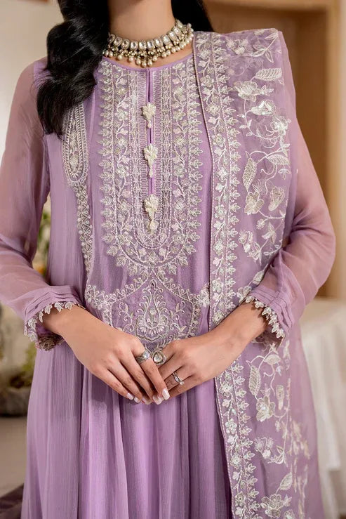 Declare | Chiffon Luxe | ORCHID LFP-1107 - Aqsa Fabrics