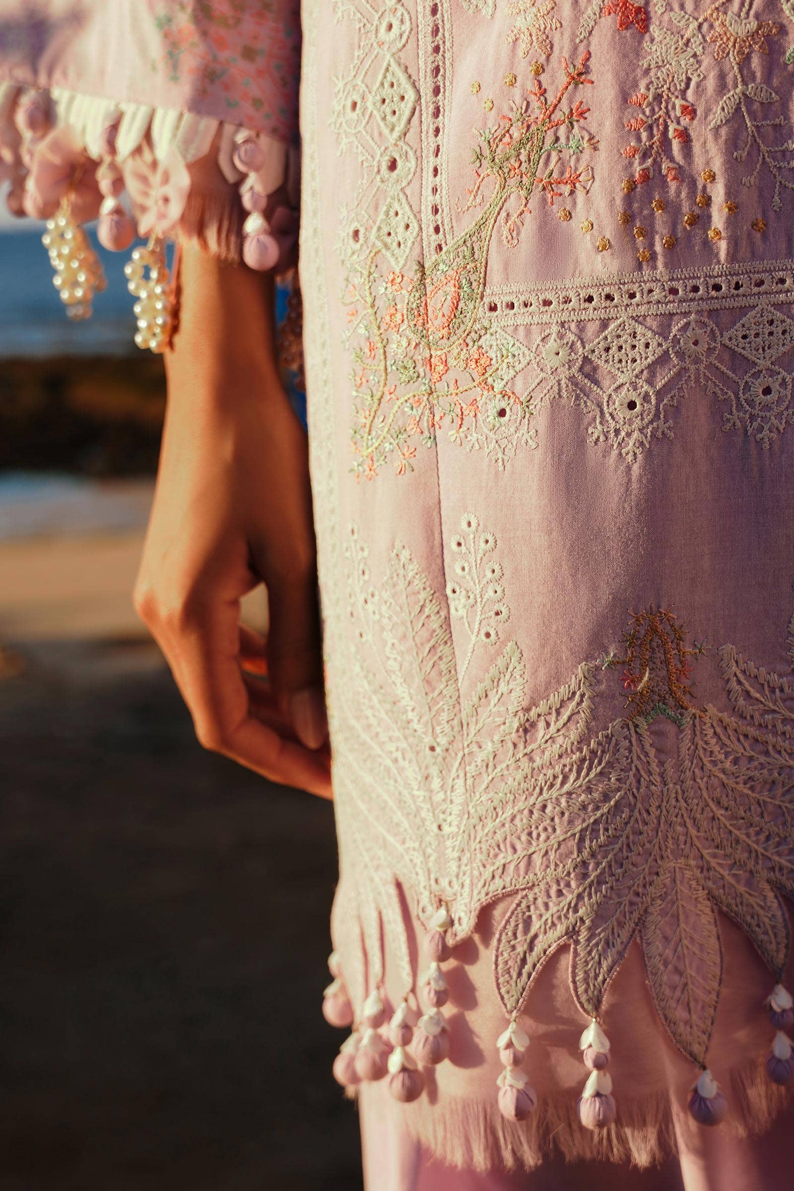 Sana Safinaz | Muzlin Spring 24 | M241-009B-DF - Aqsa Fabrics