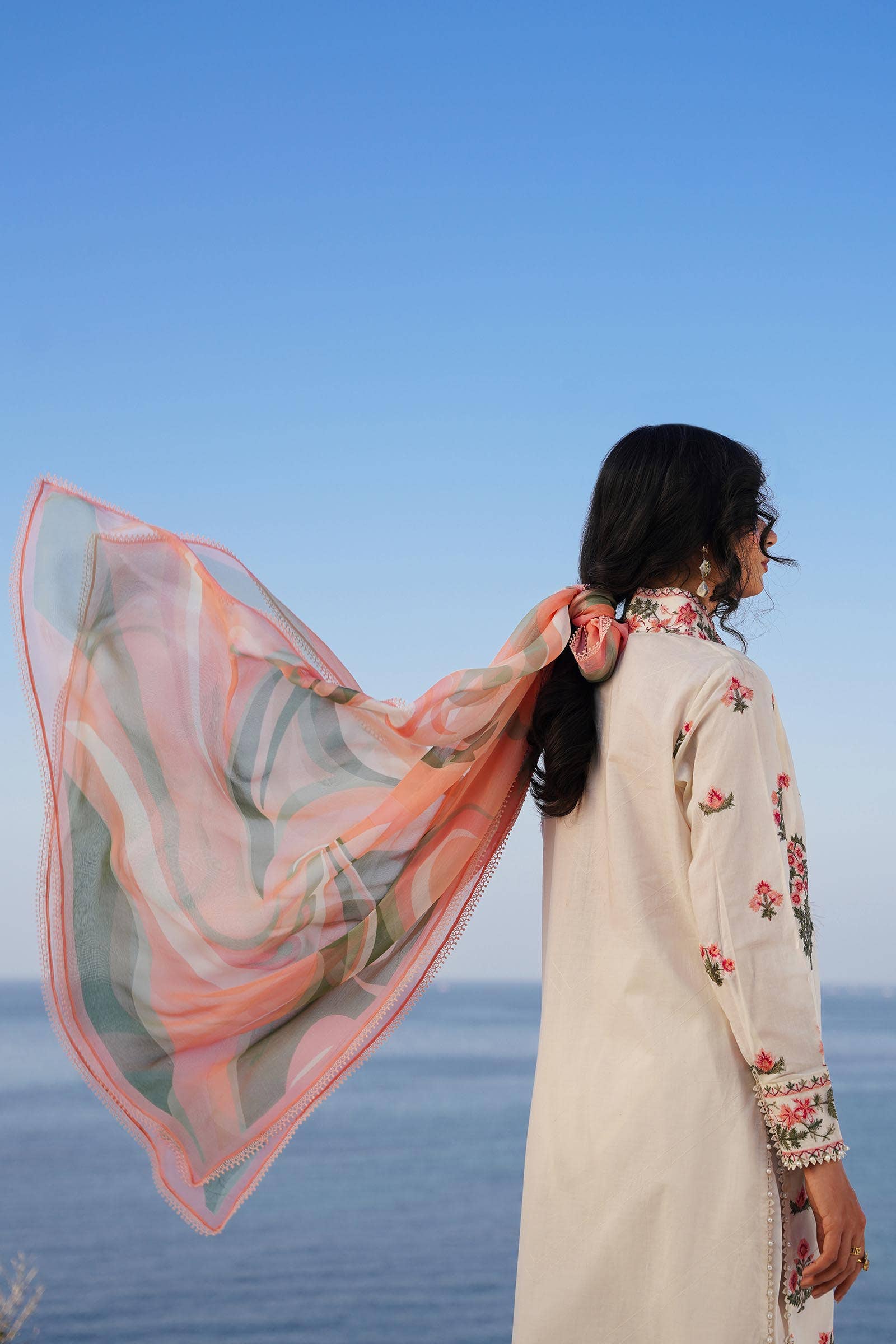Sana Safinaz | Muzlin Spring 24 | M241-010A-CJ - Aqsa Fabrics