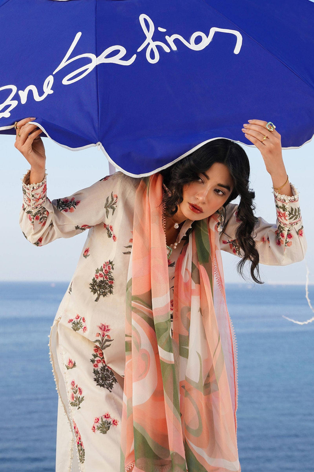 Sana Safinaz | Muzlin Spring 24 | M241-010A-CJ - Aqsa Fabrics