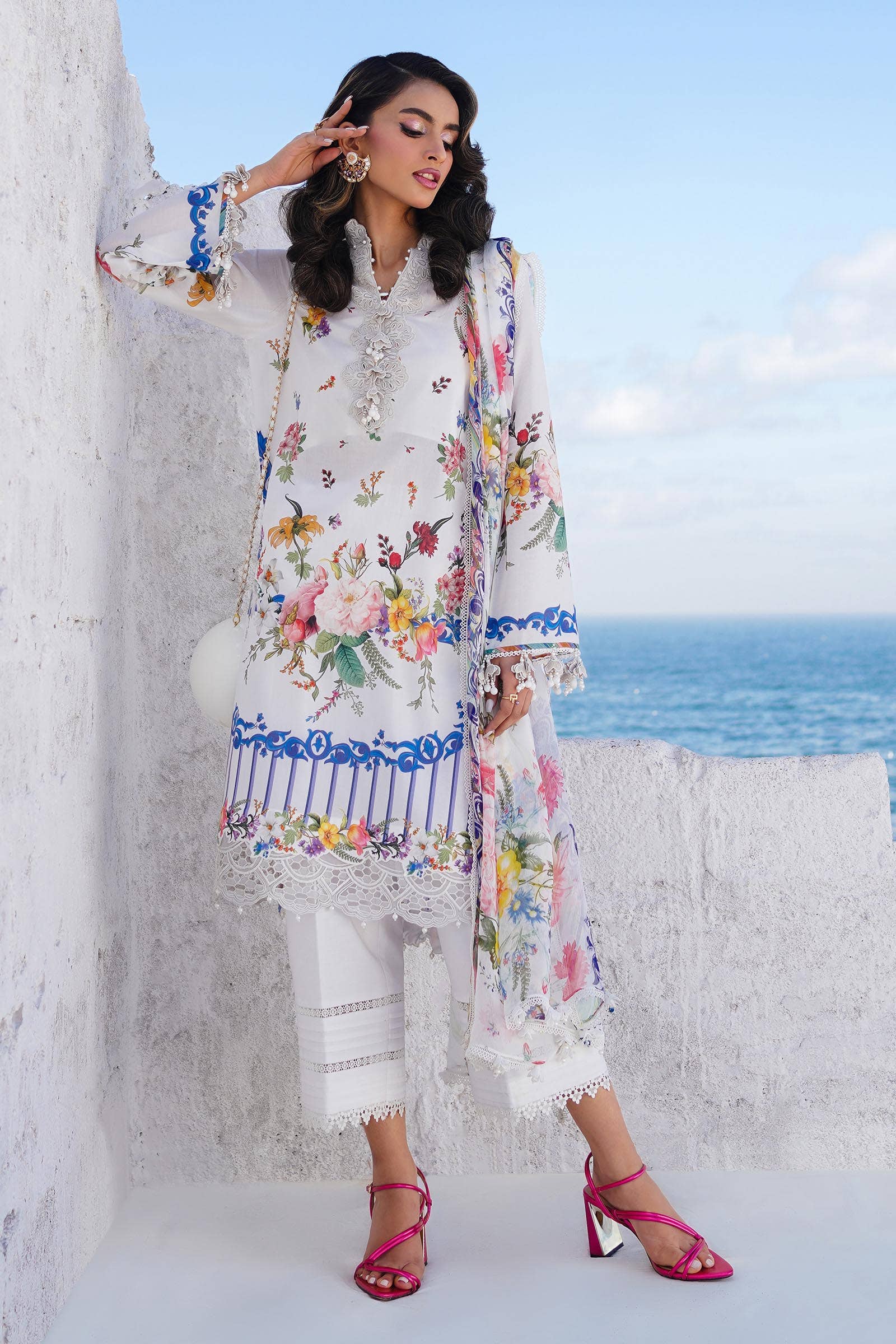 Sana Safinaz | Muzlin Spring 24 | M241-012A-CI - Aqsa Fabrics