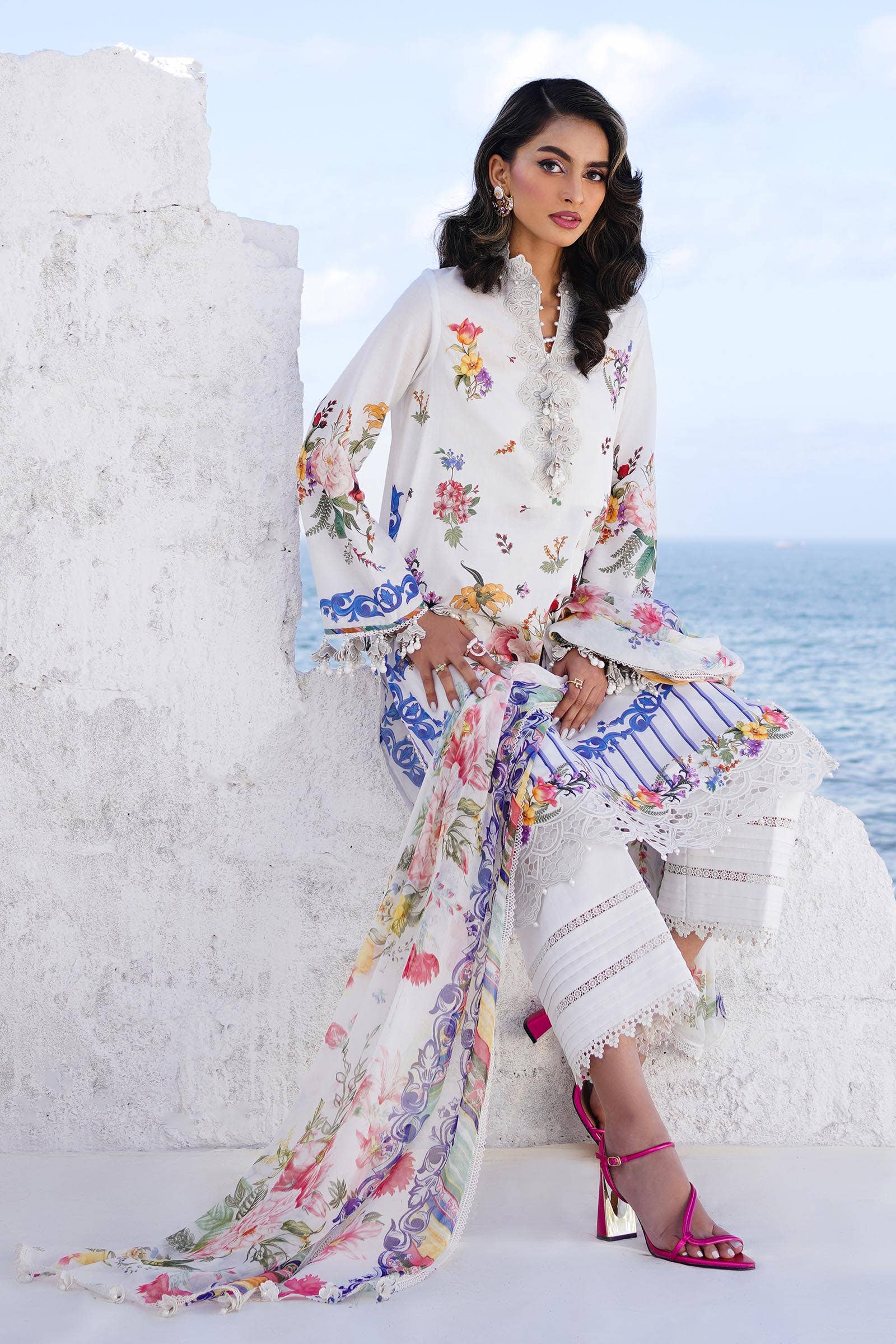 Sana Safinaz | Muzlin Spring 24 | M241-012A-CI - Aqsa Fabrics