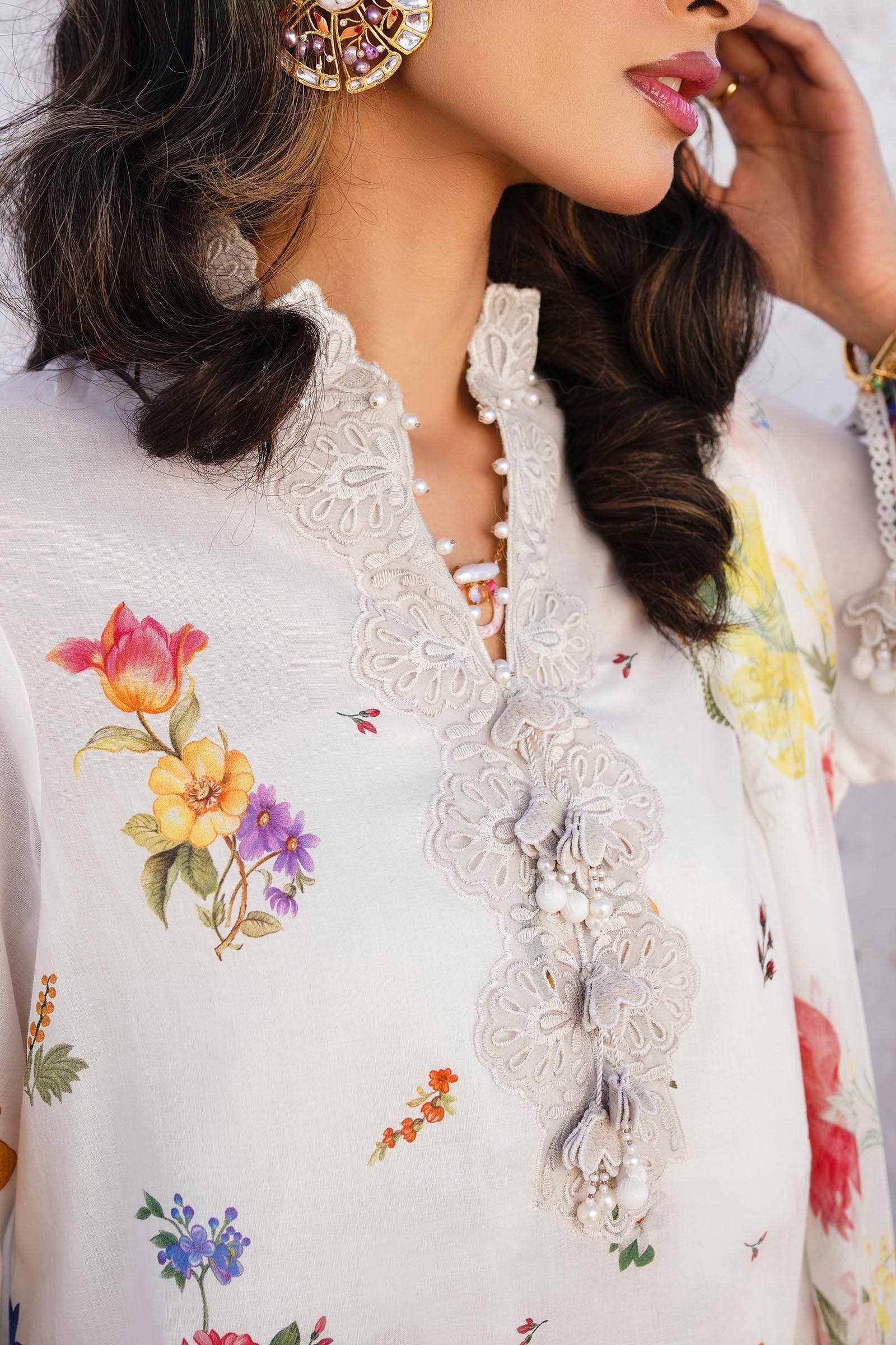 Sana Safinaz | Muzlin Spring 24 | M241-012A-CI - Aqsa Fabrics
