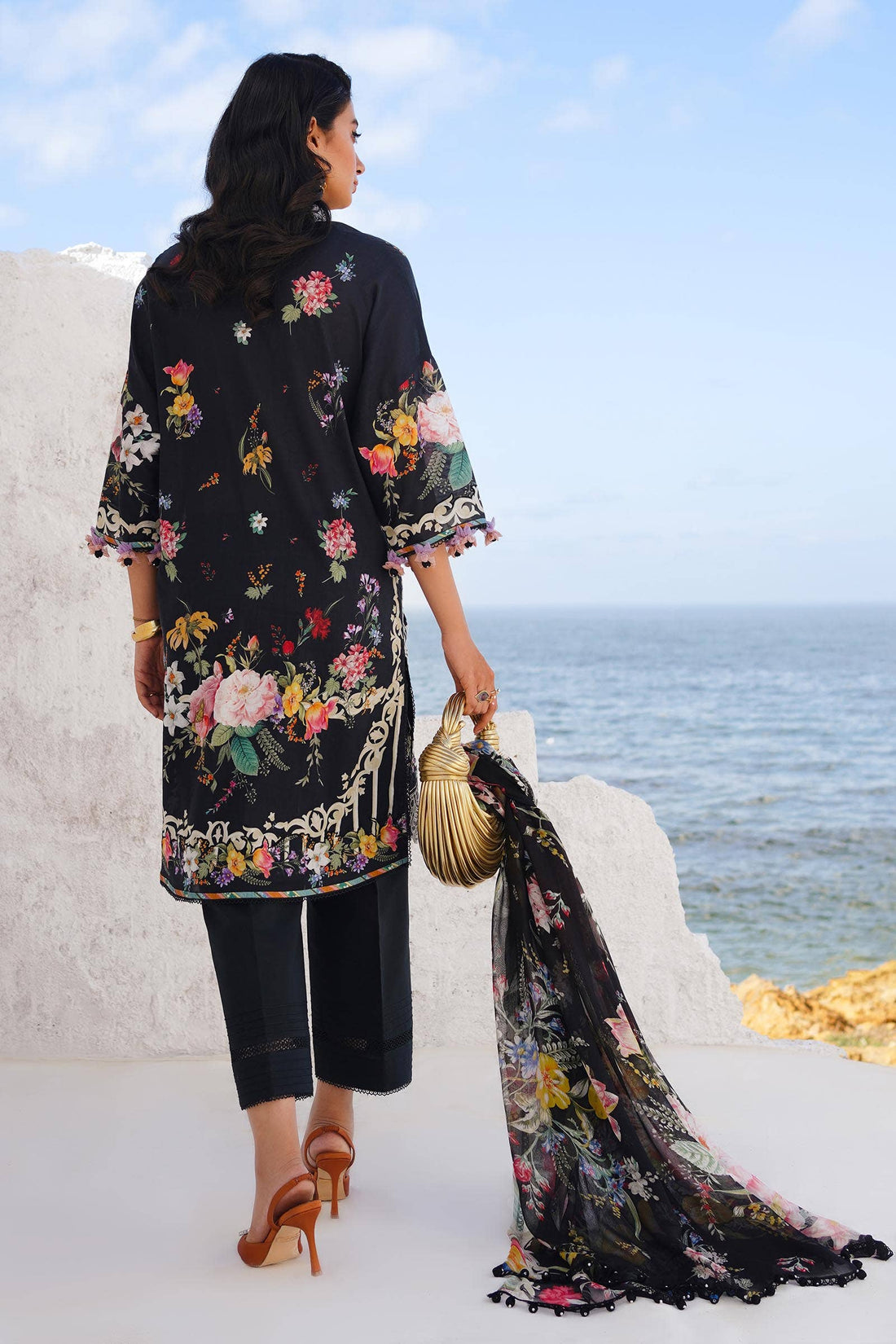 Sana Safinaz | Muzlin Spring 24 | M241-012B-CI - Aqsa Fabrics