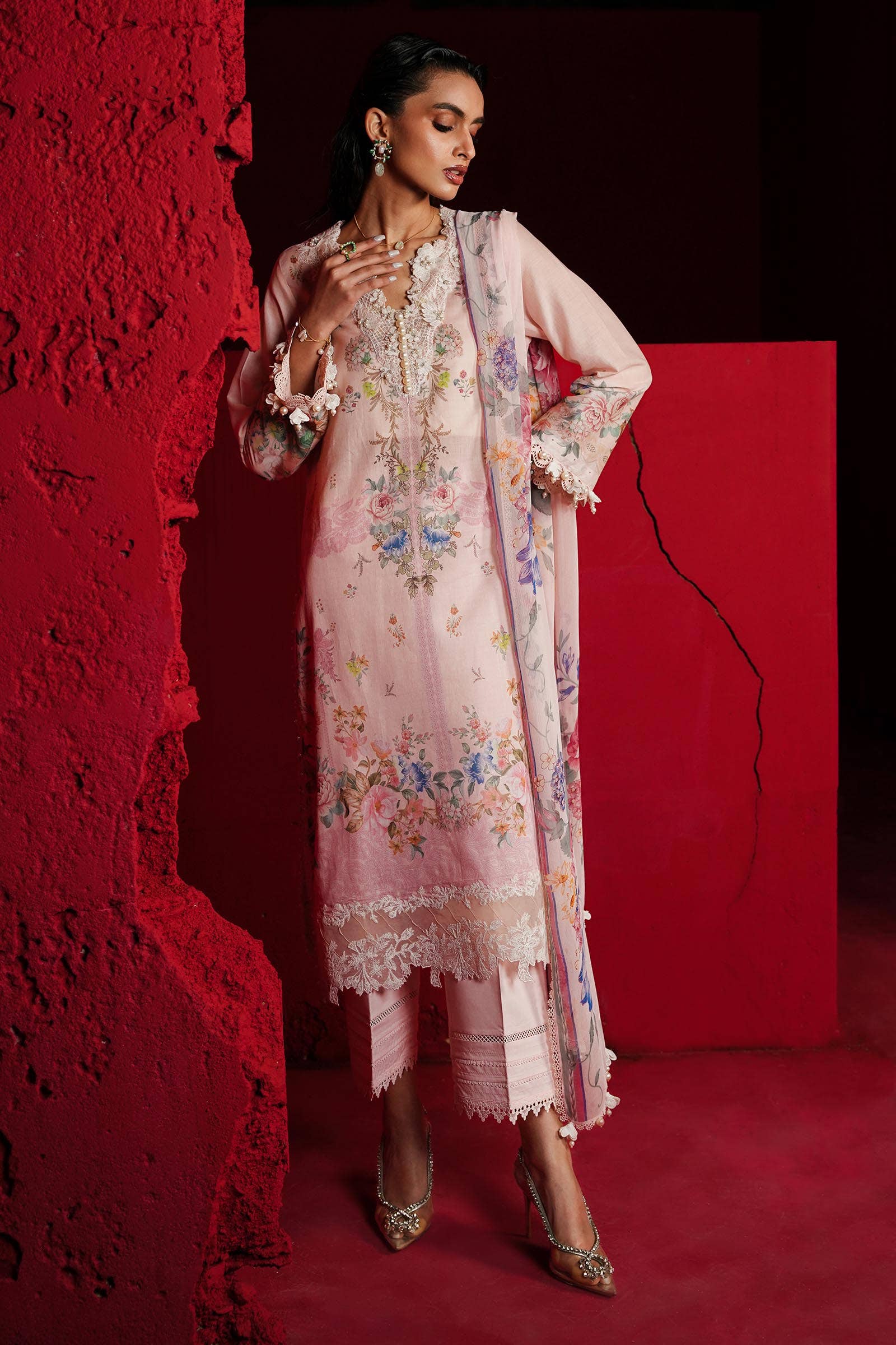 Sana Safinaz | Muzlin Spring 24 | M241-013A-CI - Aqsa Fabrics
