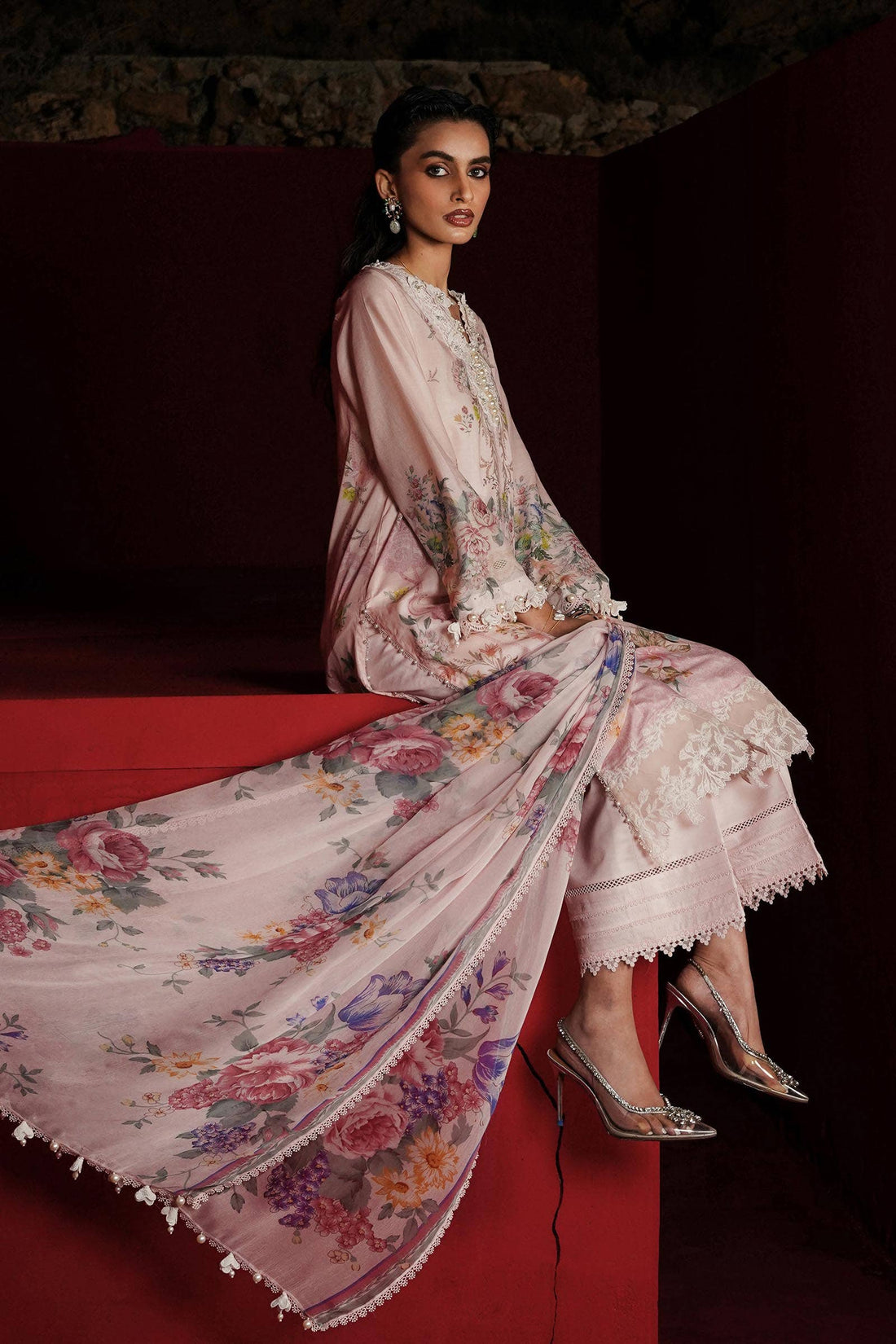 Sana Safinaz | Muzlin Spring 24 | M241-013A-CI - Aqsa Fabrics