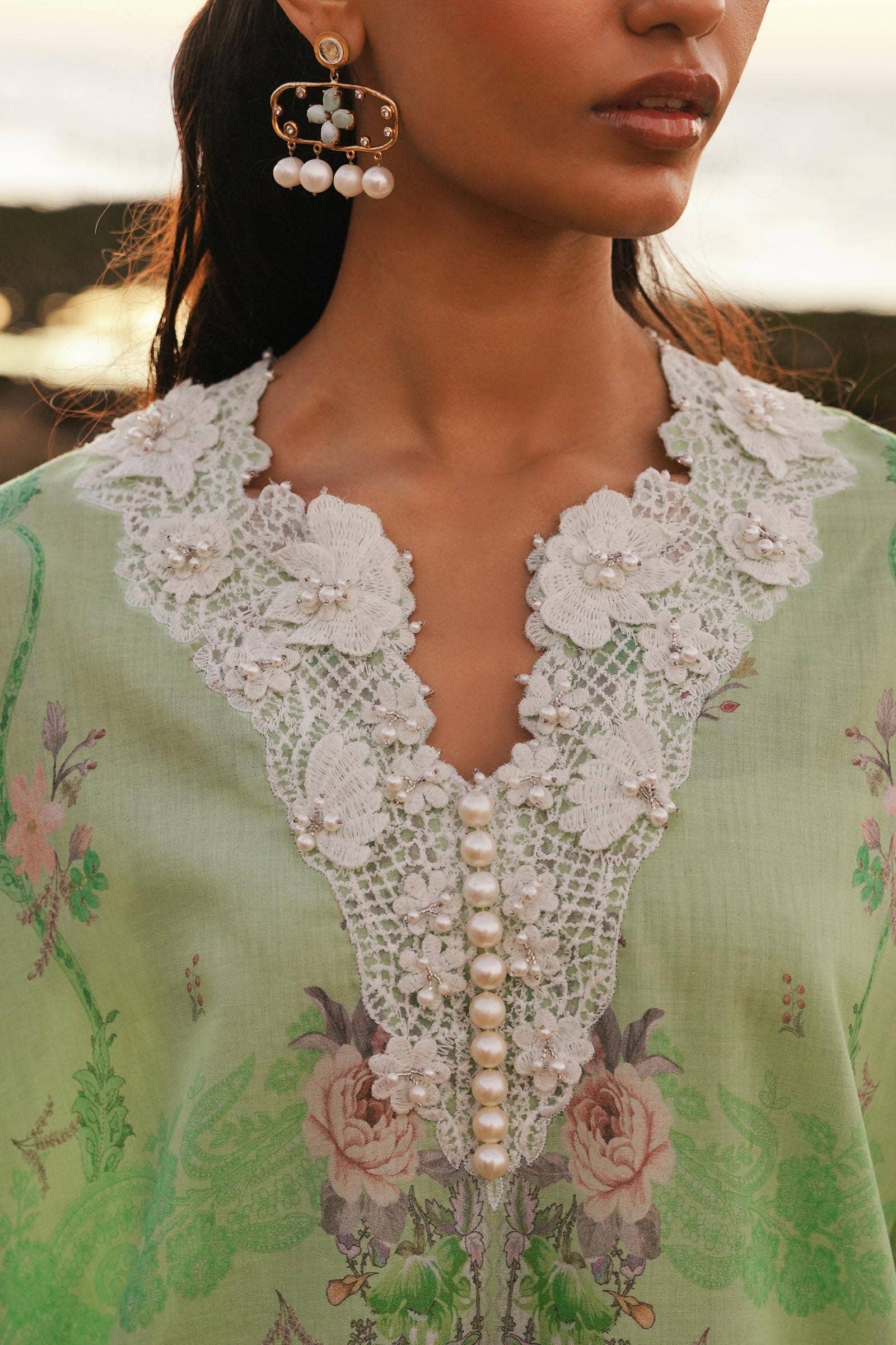 Sana Safinaz | Muzlin Spring 24 | M241-013B-CI - Aqsa Fabrics