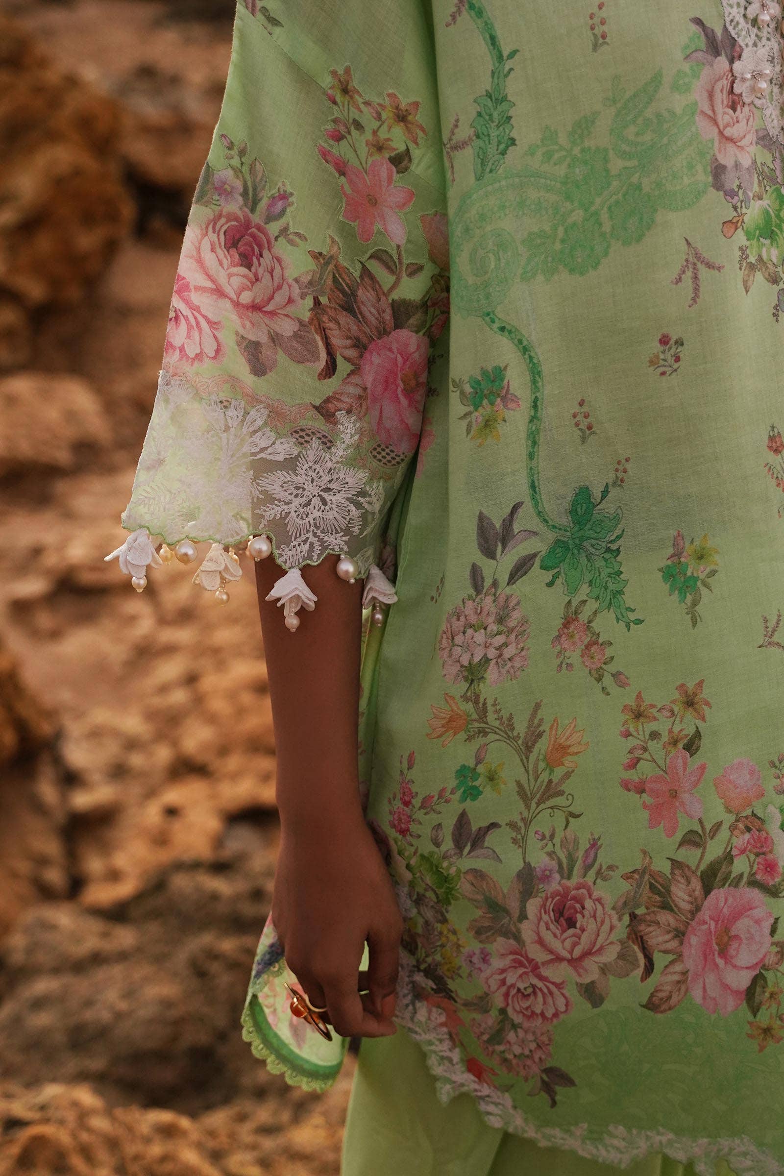 Sana Safinaz | Muzlin Spring 24 | M241-013B-CI - Aqsa Fabrics