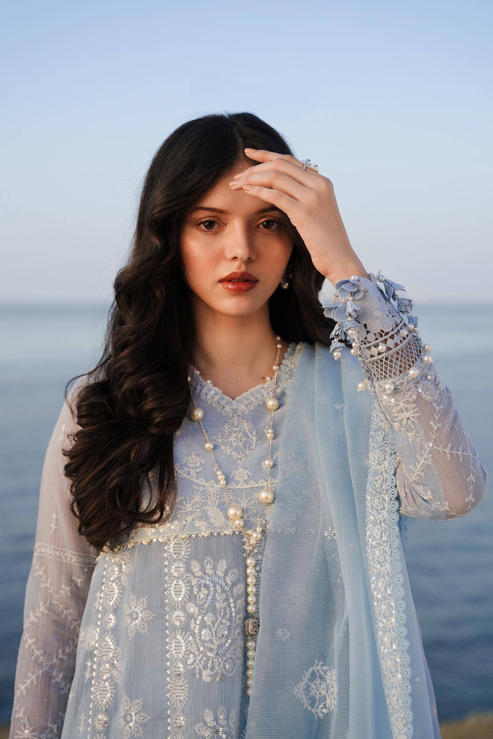 Sana Safinaz | Muzlin Spring 24 | M241-014B-CX - Aqsa Fabrics