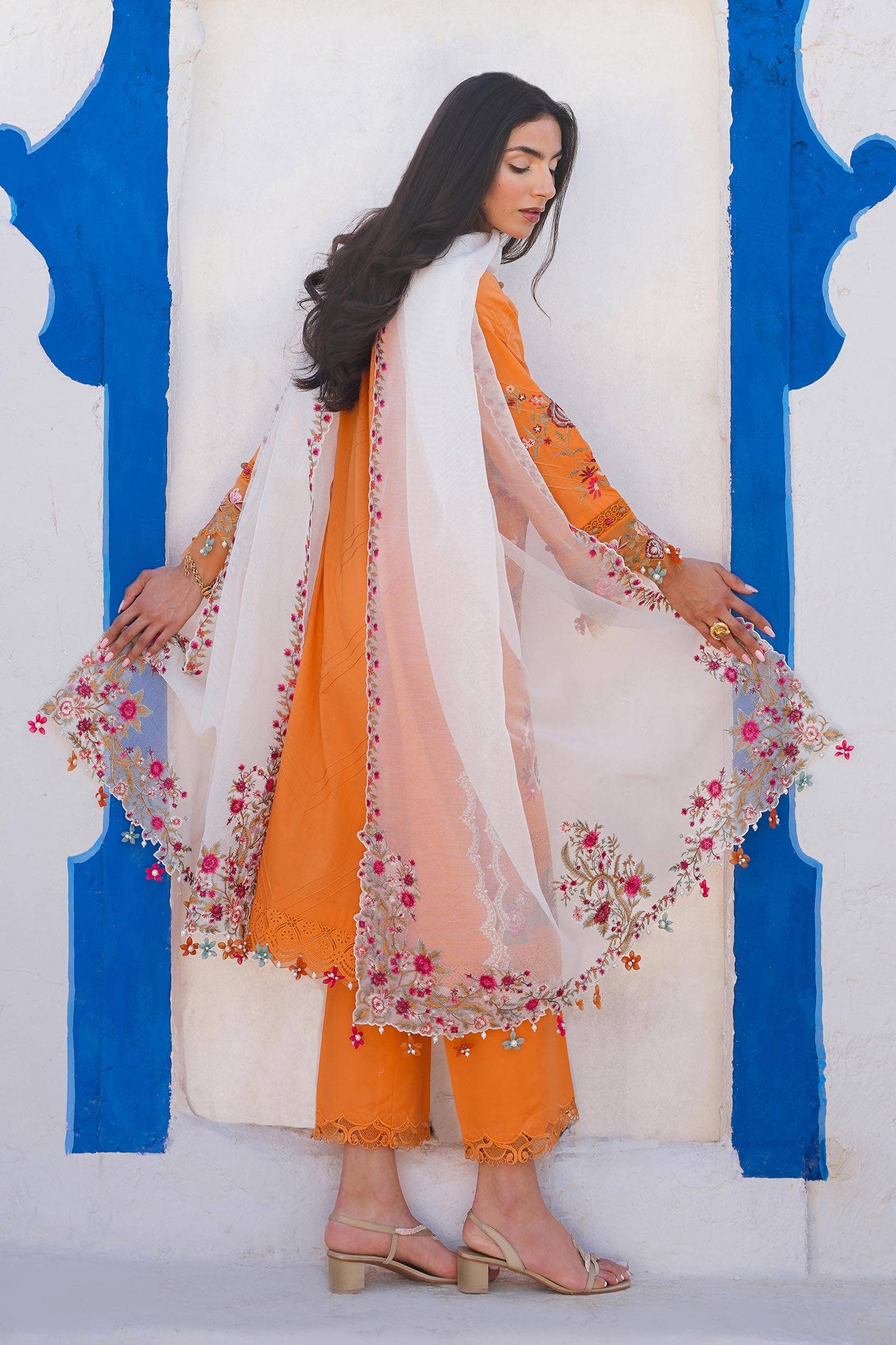 Sana Safinaz | Muzlin Spring 24 | M241-002B-CX - Aqsa Fabrics