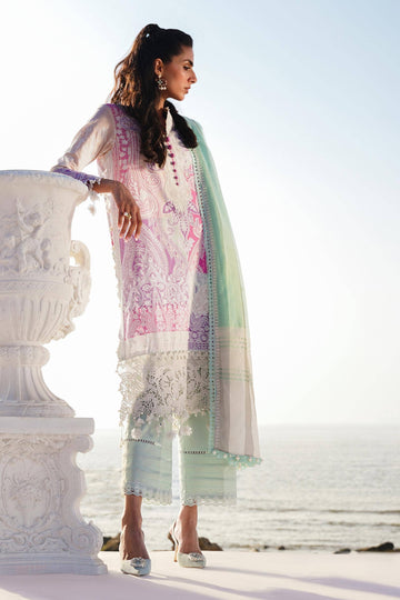Sana Safinaz | Muzlin Spring 24 | M241-015B-DG - Aqsa Fabrics