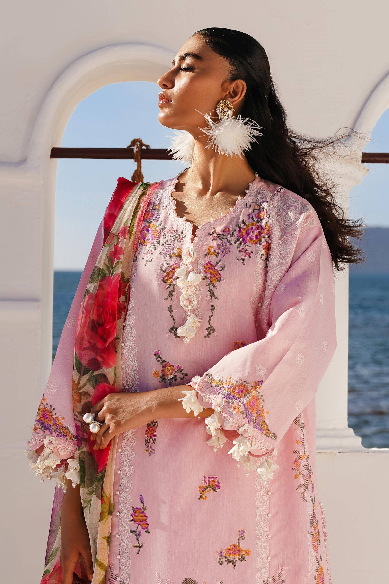 Sana Safinaz | Muzlin Spring 24 | M241-016A-CL - Aqsa Fabrics