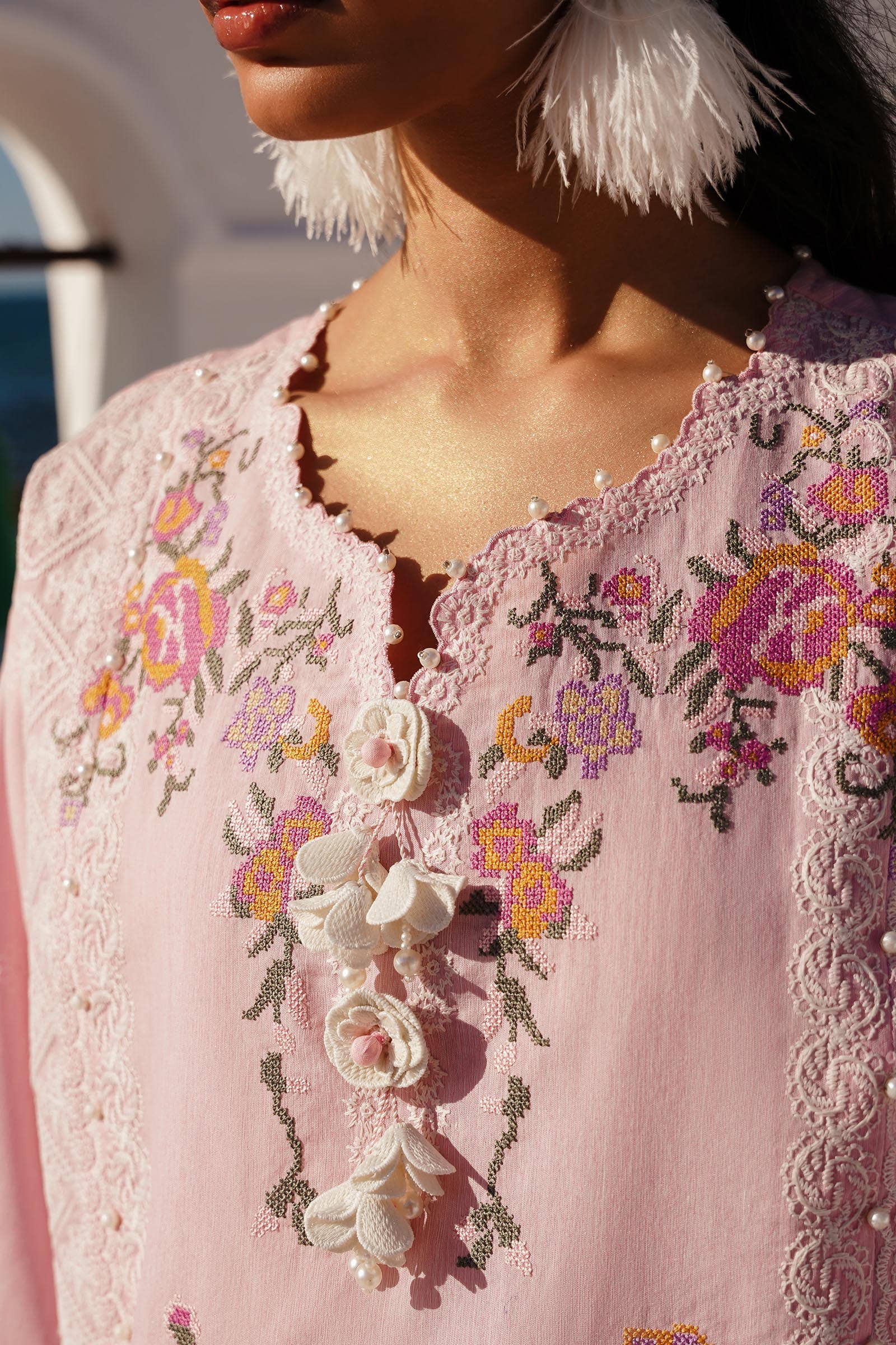 Sana Safinaz | Muzlin Spring 24 | M241-016A-CL - Aqsa Fabrics