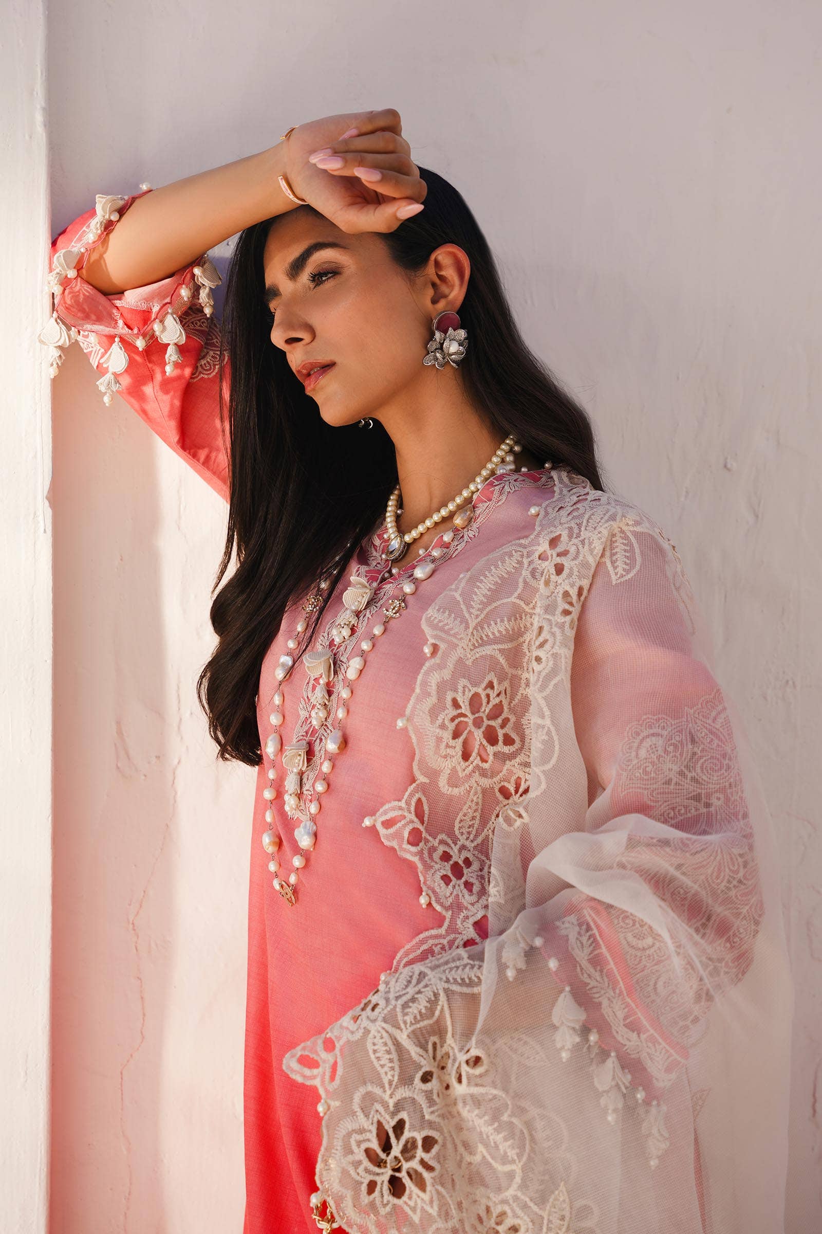 Sana Safinaz | Muzlin Spring 24 | M241-017A-CW - Aqsa Fabrics