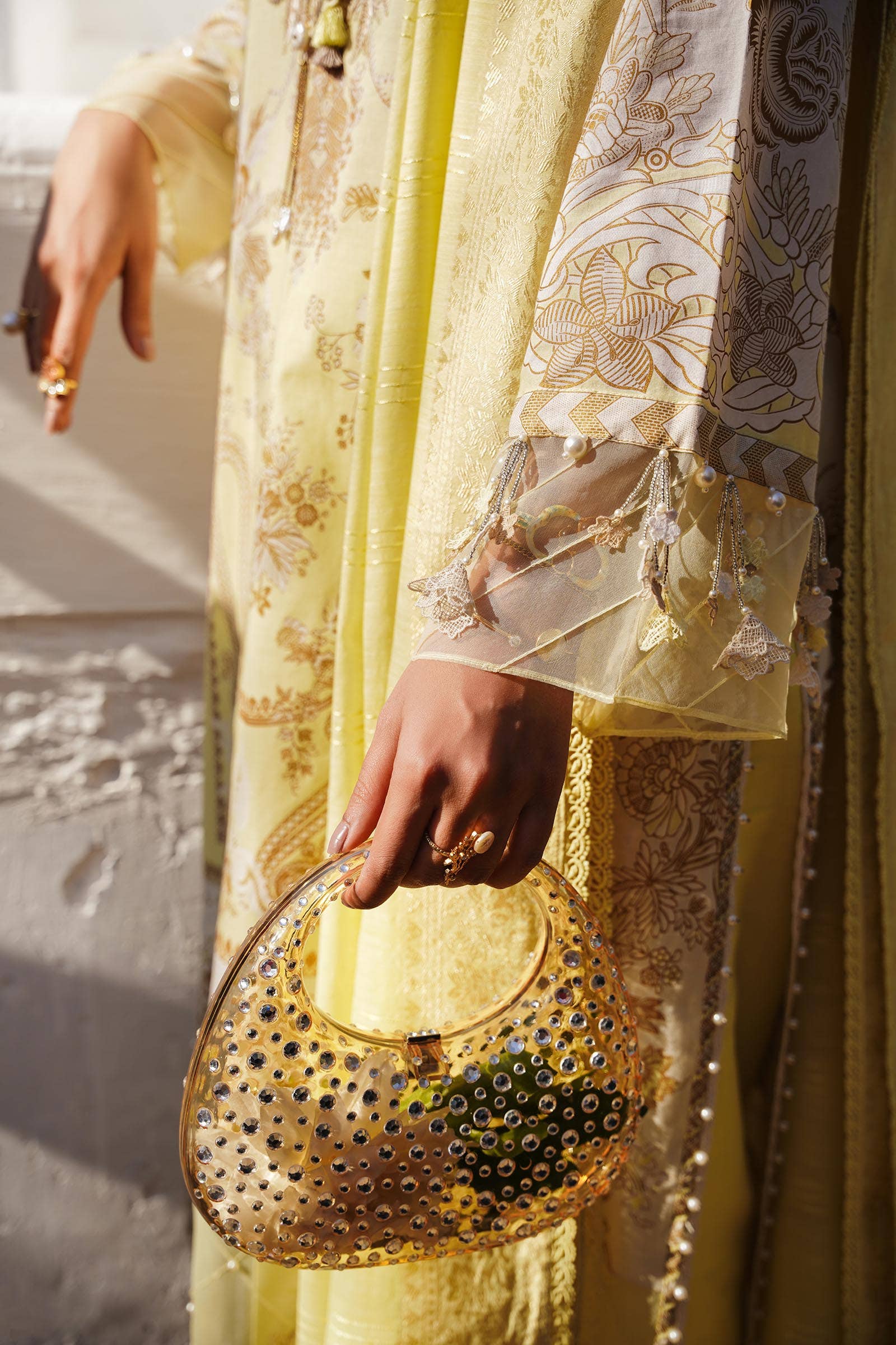 Sana Safinaz | Muzlin Spring 24 | M241-018A-CM - Aqsa Fabrics