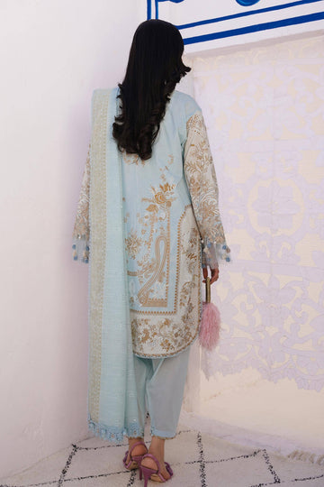 Sana Safinaz | Muzlin Spring 24 | M241-018B-CM - Aqsa Fabrics