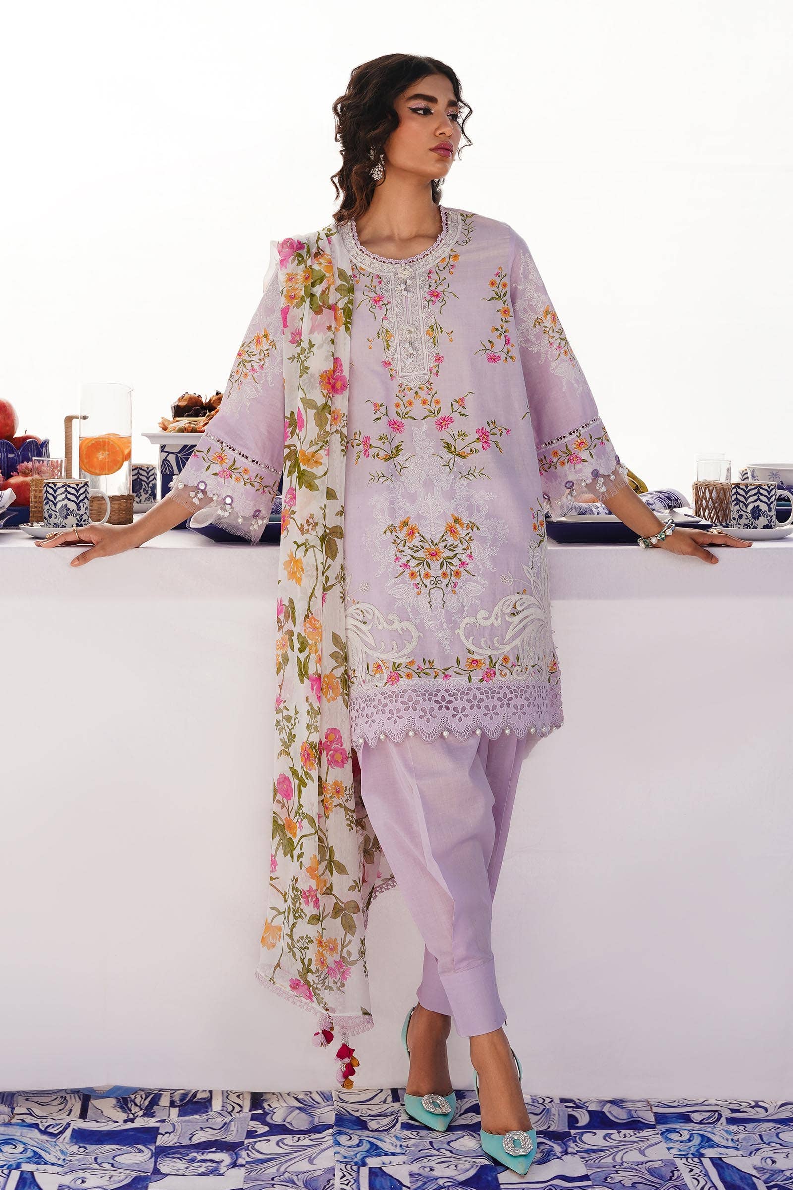 Sana Safinaz | Muzlin Spring 24 | M241-019A-CI - Aqsa Fabrics